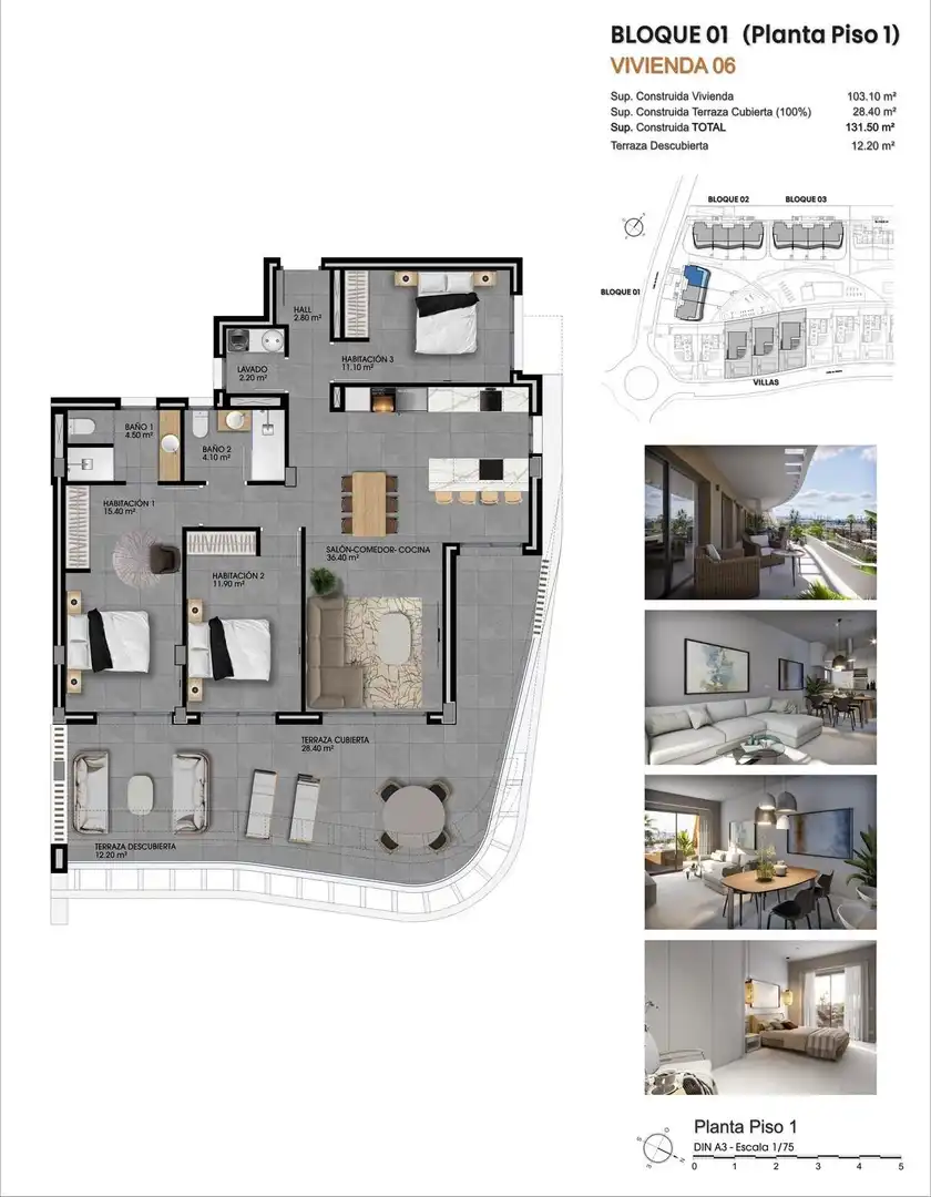 Appartement compact avec piscine à vendre à Balcón de Finestrat - Terra Marina, imagen 18