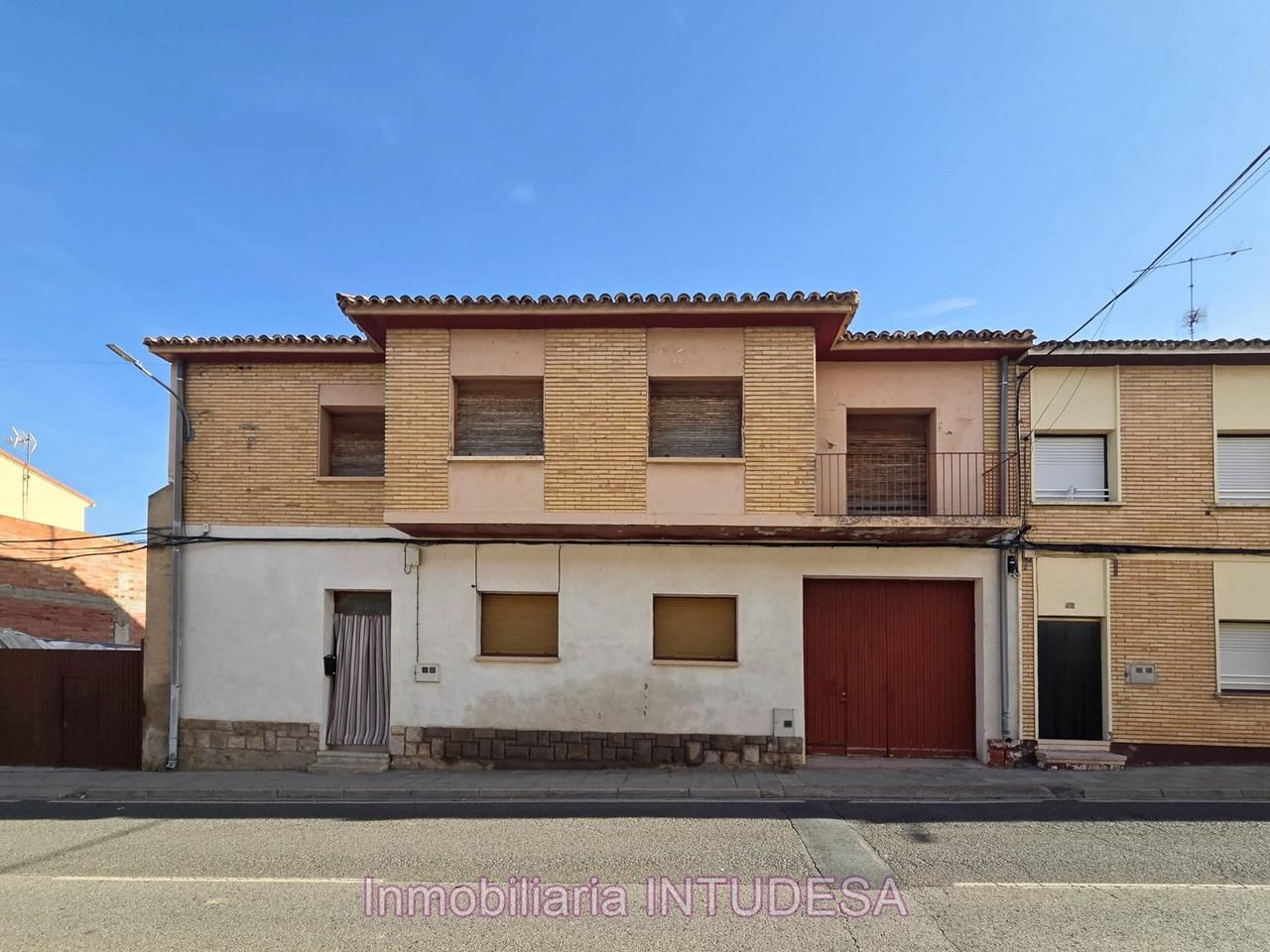 Vista exterior de Casa o xalet en venda en Ablitas amb Balcó