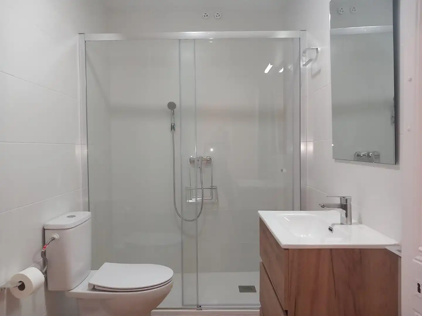 Badezimmer von Haus oder Chalet zur Miete in Santa Margarida I Els Monjos mit Balkon und Alarm
