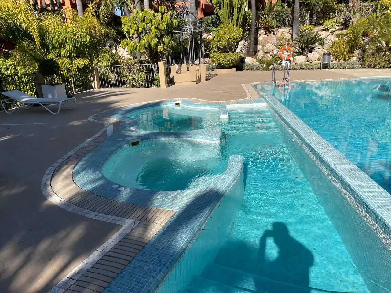 Swimming pool of Apartments for rent in Marbella  with Air Conditioner, Heating and Private garden