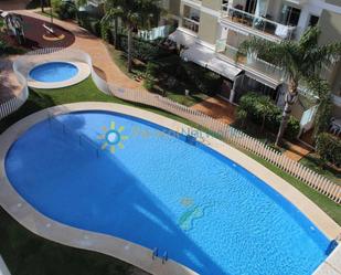 Swimming pool of Attic to rent in Dénia  with Air Conditioner