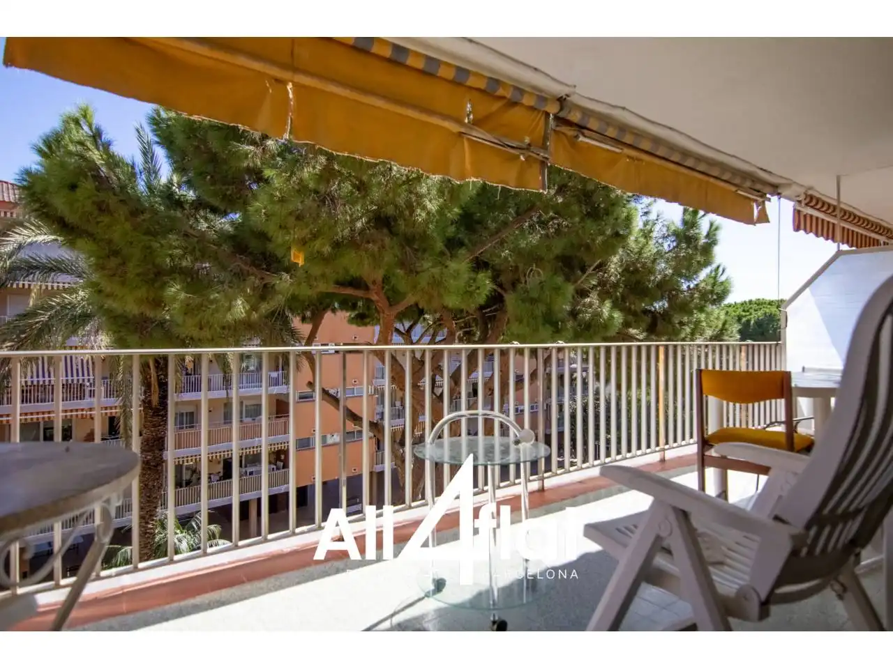 Terraza de Piso de alquiler en Centre