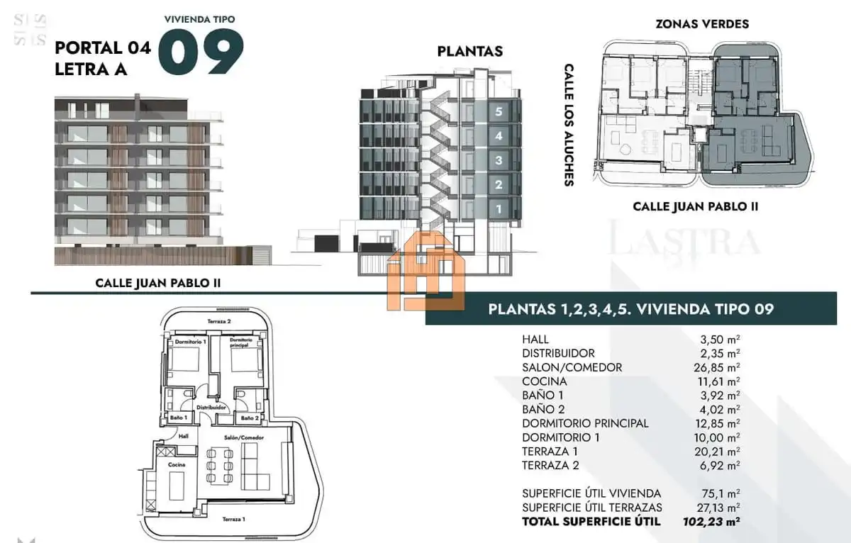 Apartament amb terrassa en venda a Calle Juan Pablo Ii, imagen 6