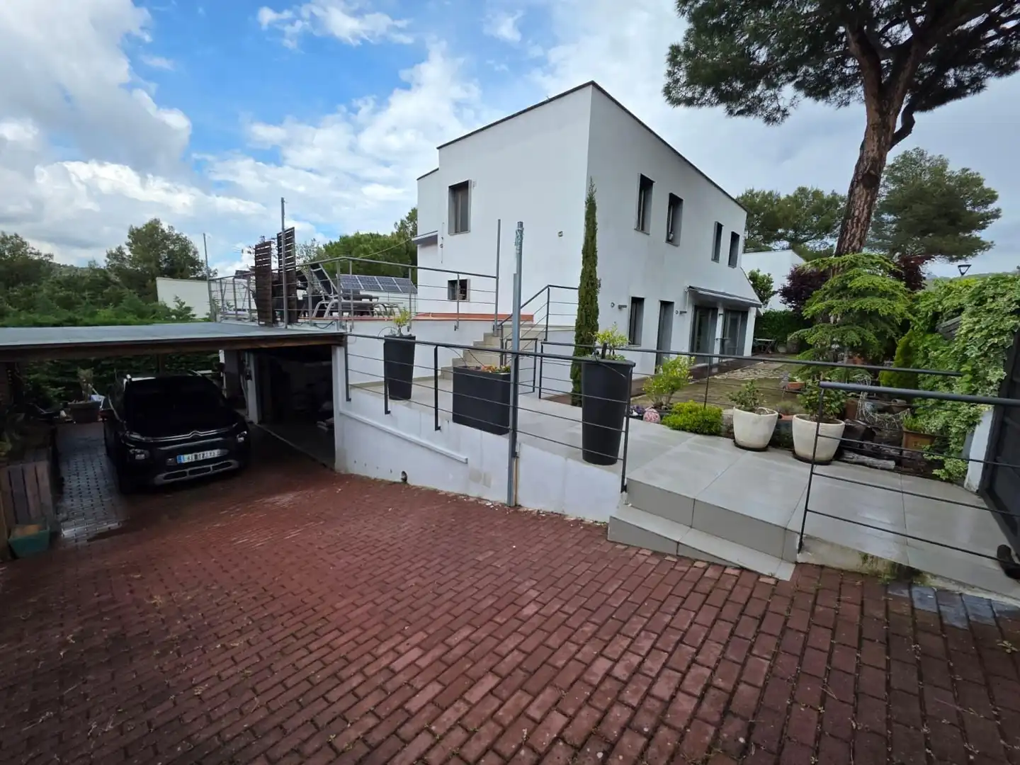 Vista exterior de Casa o xalet en venda en Castellolí amb Calefacció, Jardí privat i Terrassa