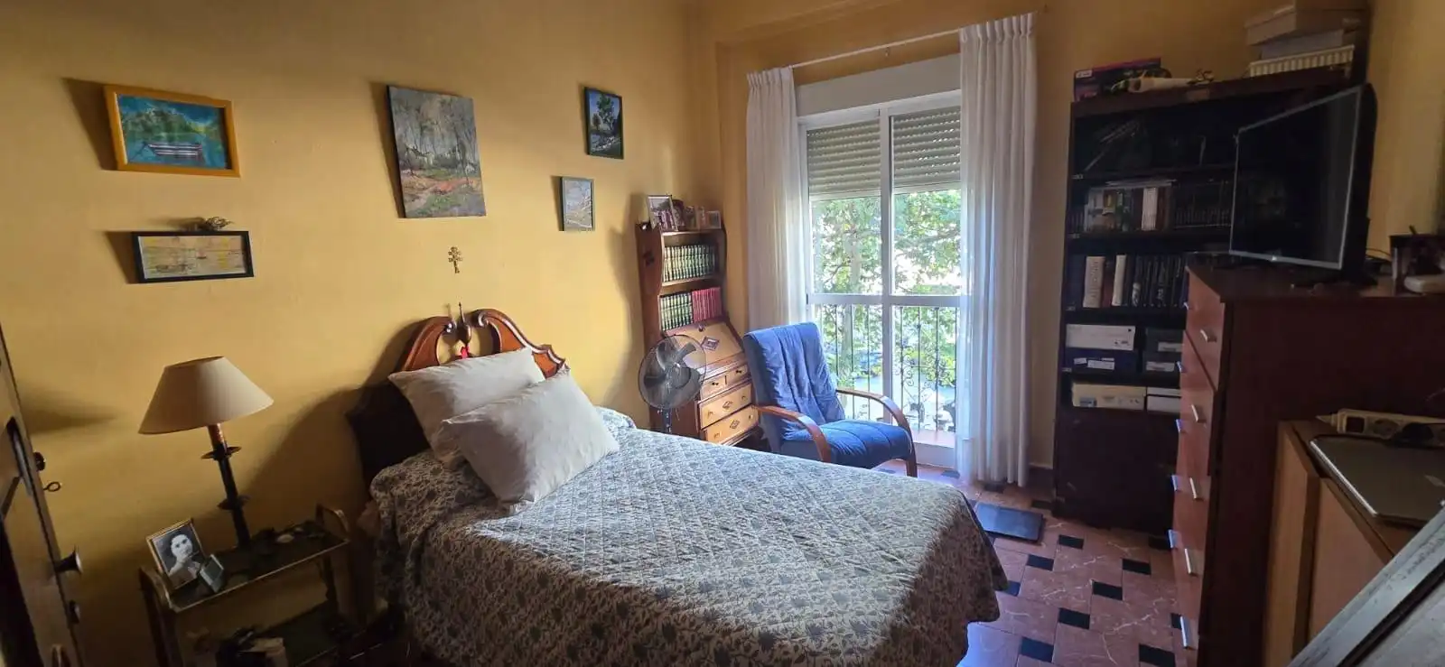 Bedroom of Flat for sale in Sevilla  with Air Conditioner, Terrace and Storage room