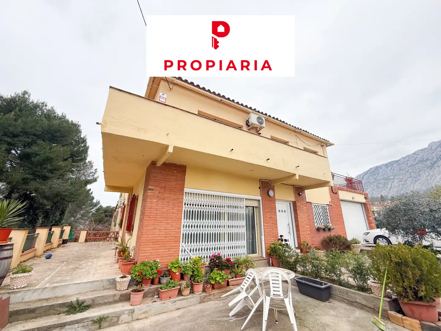 Vista exterior de Casa o chalet en venta en Collbató con Aire acondicionado, Jardín privado y Terraza