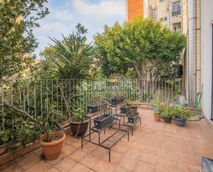 Terrace of Single-family semi-detached for sale in  Barcelona Capital  with Air Conditioner, Private garden and Terrace