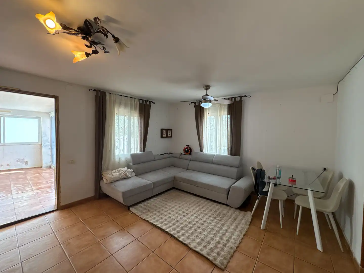 Sala de estar de Casa o chalet en venta en Sant Joan de Moró con Aire acondicionado, Jardín privado y Terraza