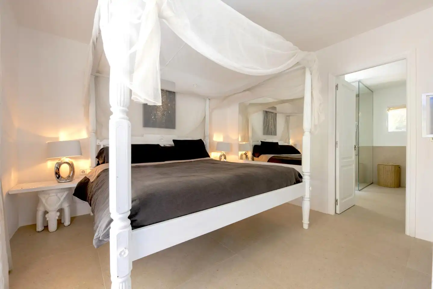 Bedroom of Houses for rent in Sant Josep de sa Talaia  with Private garden, Terrace and Swimming Pool