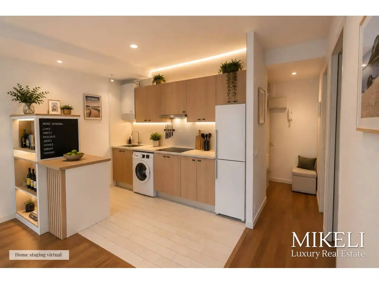 Küche von Wohnung zum Verkauf in Santander mit Heizung, Parkett und Terrasse