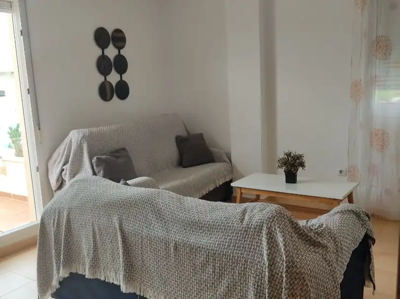 Sala de estar de Apartamento de alquiler en El Ejido con Aire acondicionado, Calefacción y Terraza