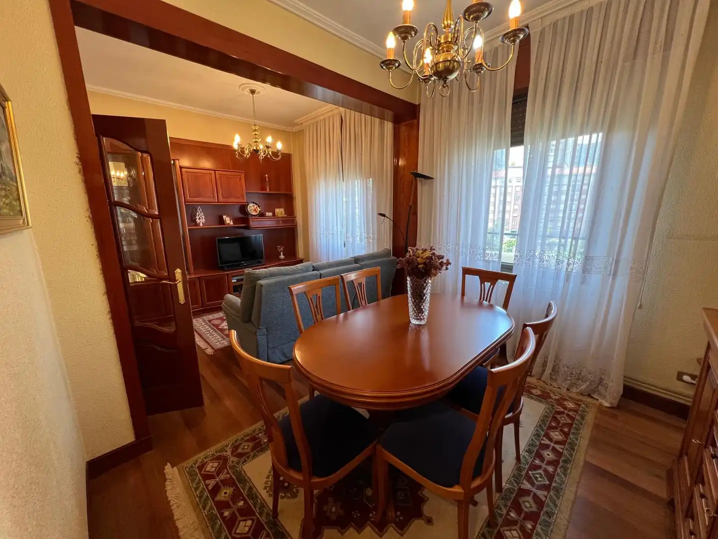 Esszimmer von Wohnung zum Verkauf in Bilbao  mit Heizung und Balkon