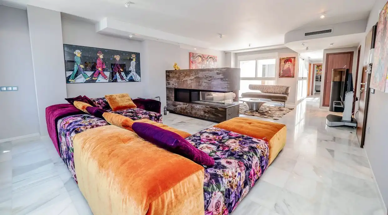 Living room of Attic for sale in Dénia  with Air Conditioner, Heating and Terrace