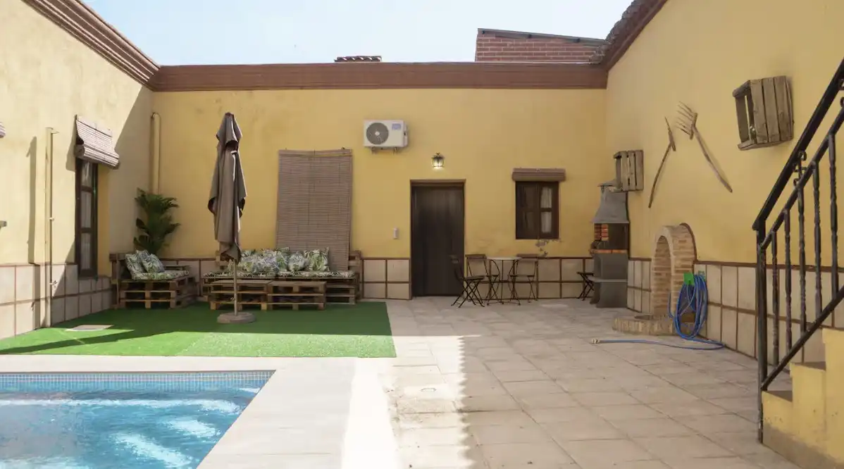 Terraza de Casa o chalet en venta en Villamiel de Toledo con Aire acondicionado, Calefacción y Trastero
