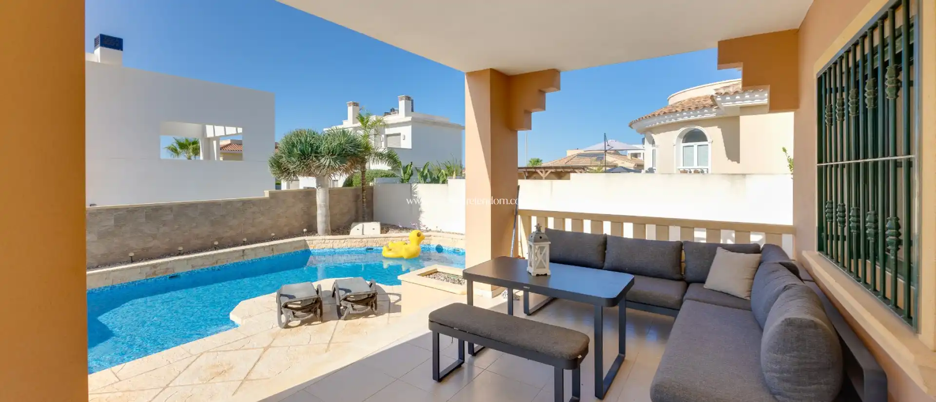Terraza de Casa o chalet en venta en Rojales con Aire acondicionado, Calefacción y Jardín privado