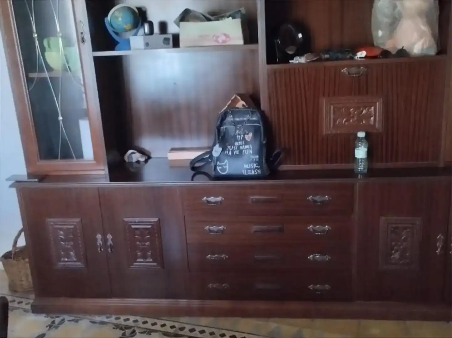 Sala de estar de Casa adosada en venta en Valdecasa con Jardín privado