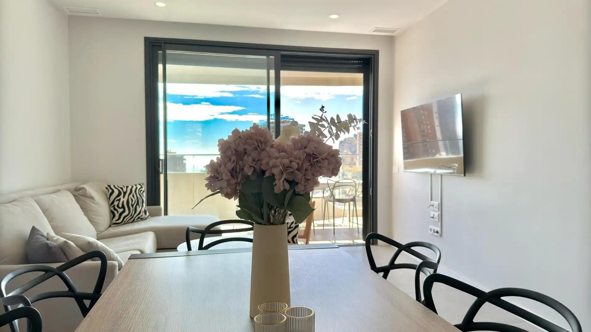 Dining room of Flat for sale in Finestrat  with Air Conditioner, Heating and Terrace
