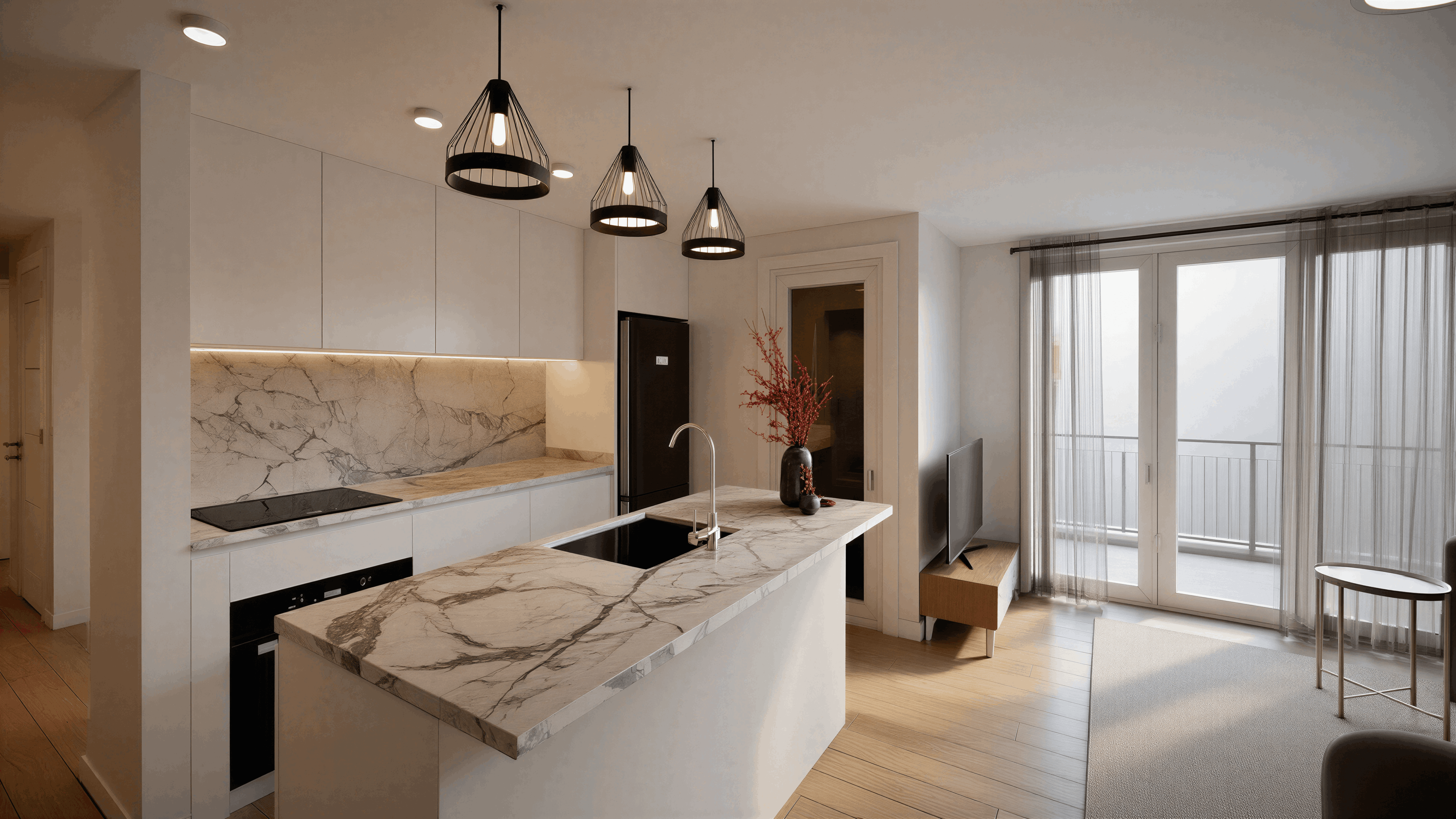 Cocina de Piso en venta en  Barcelona Capital con Calefacción y Balcón