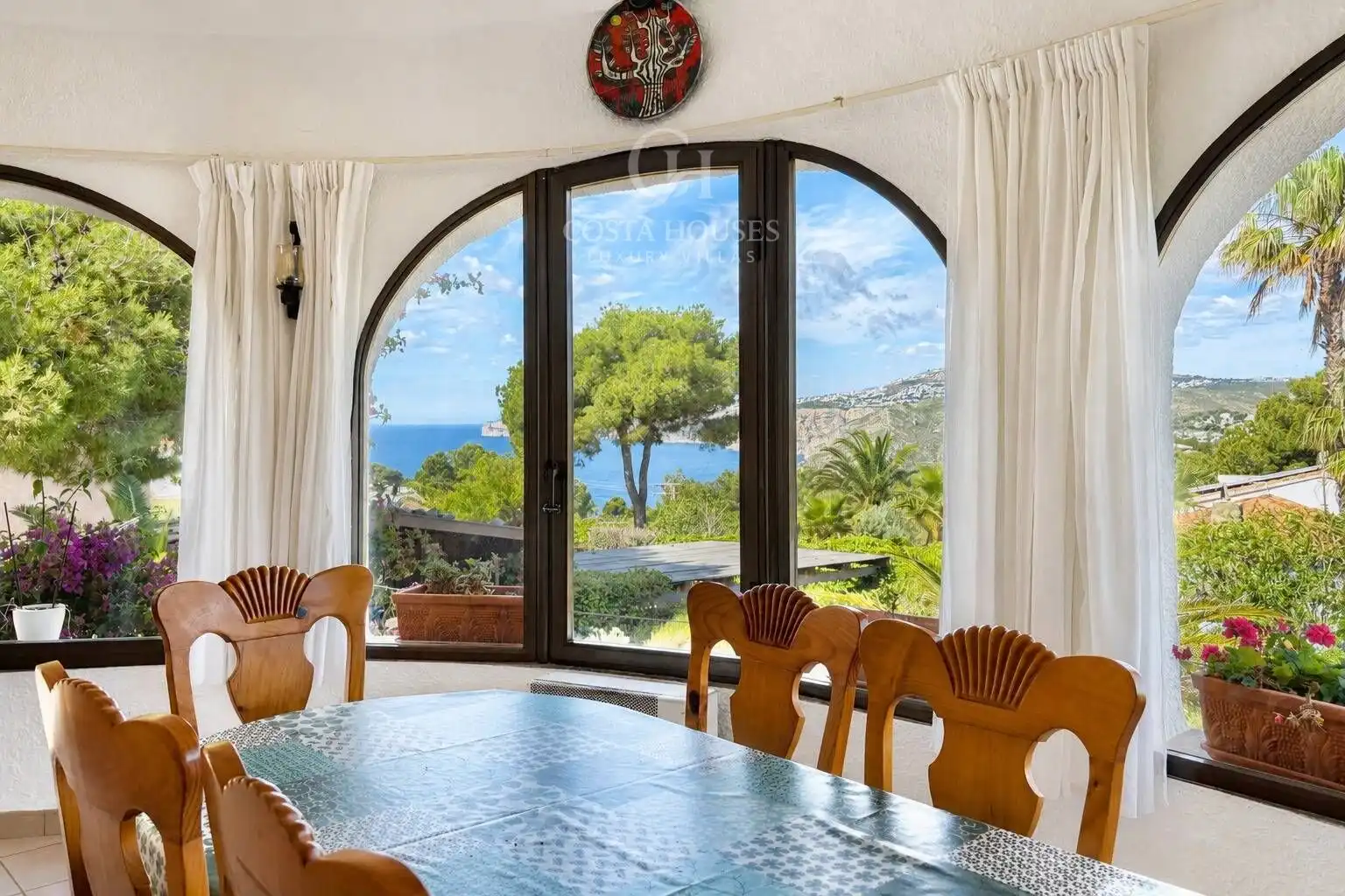 Menjador de Casa o xalet en venda en Jávea / Xàbia amb Aire condicionat, Calefacció i Jardí privat