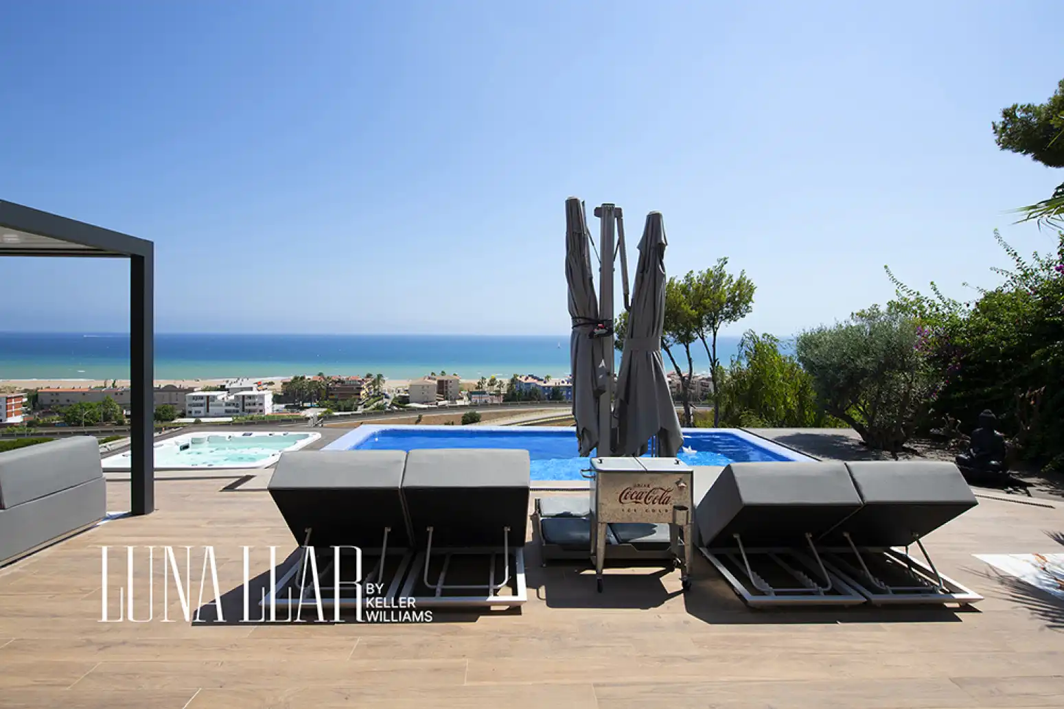 Terrasse von Haus oder Chalet zur Miete in Sitges mit Klimaanlage, Terrasse und Möbliert