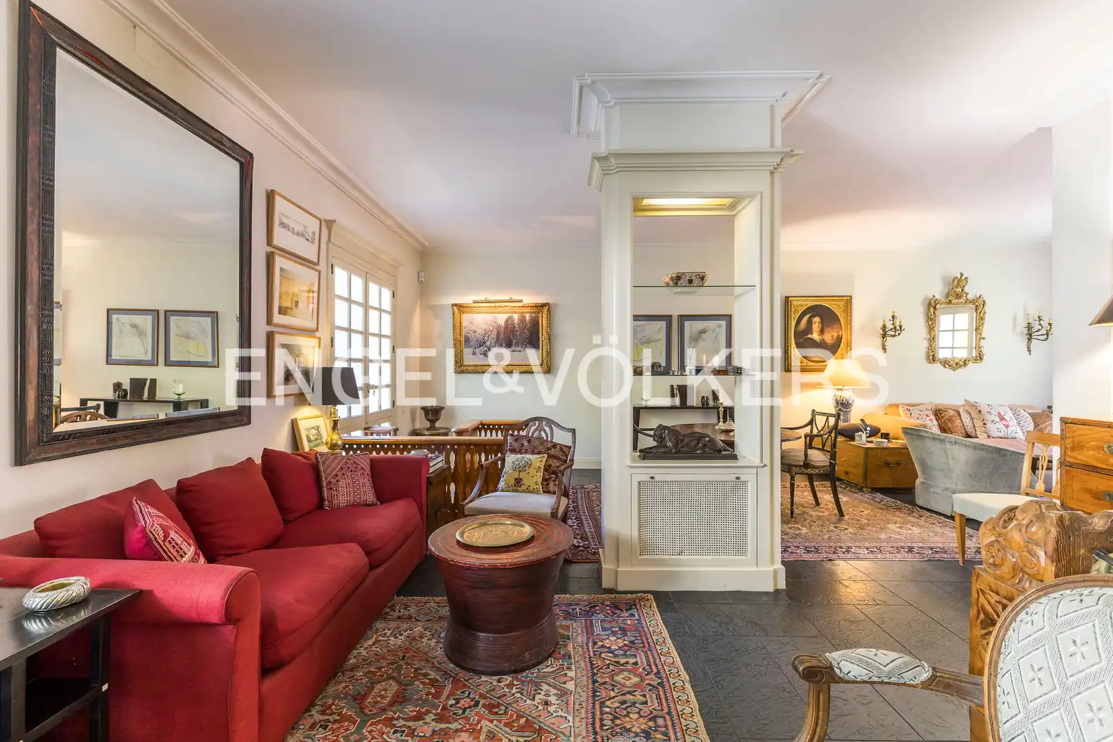 Sala d'estar de Casa o xalet en venda en Chamartín