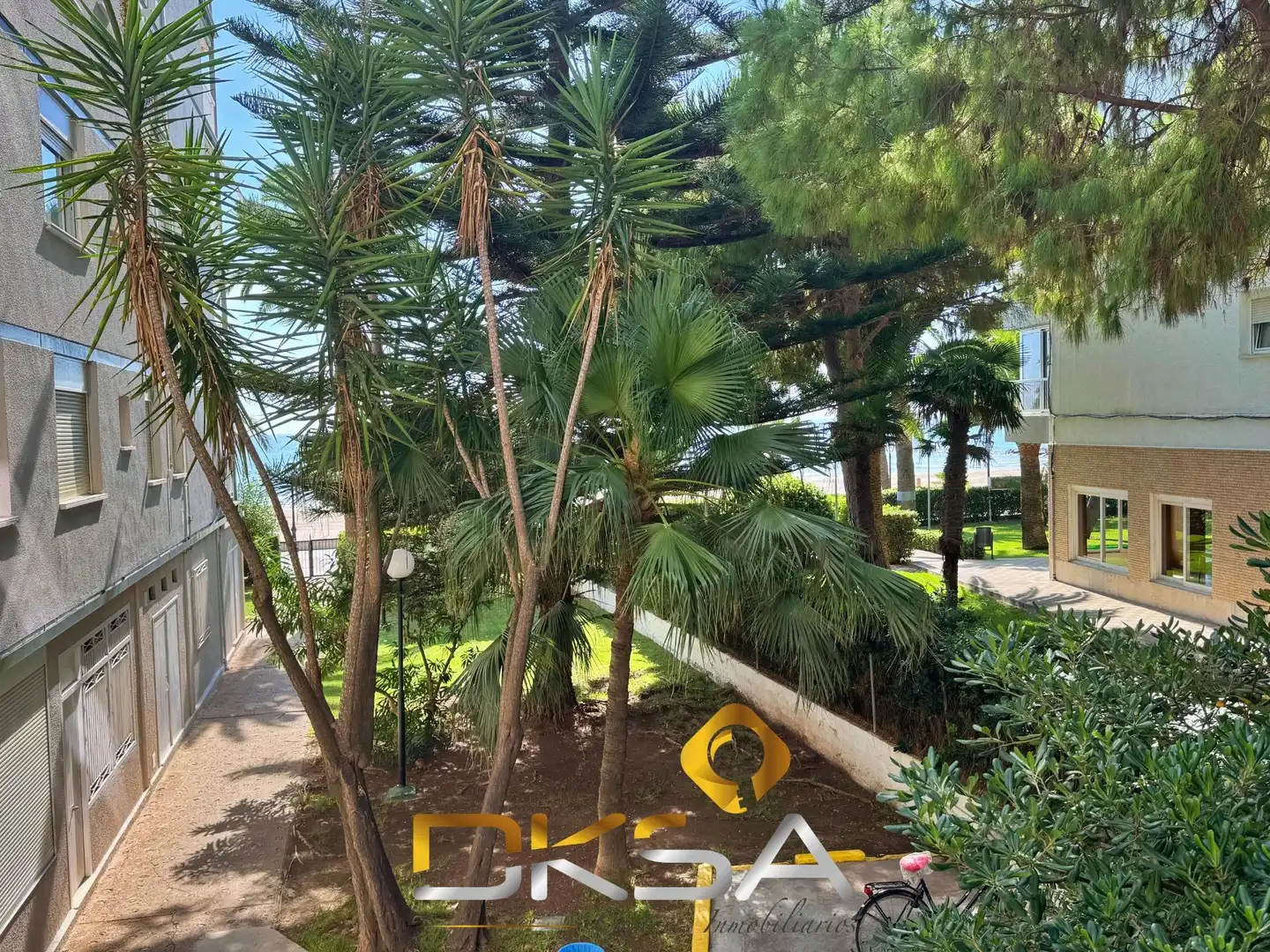 Exterior view of Flat for sale in Benicasim / Benicàssim  with Private garden, Terrace and Furnished