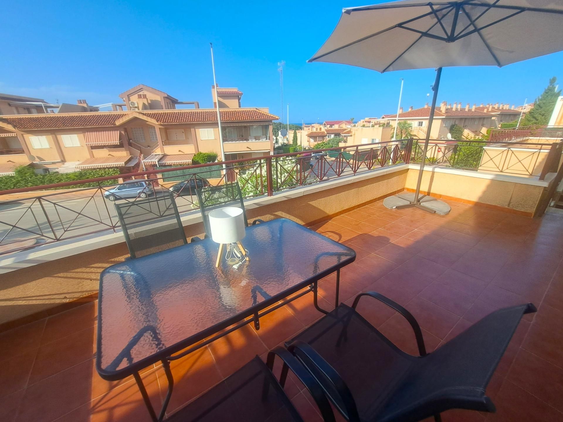 Terrace of Apartment to rent in Santa Pola  with Air Conditioner, Terrace and Community pool