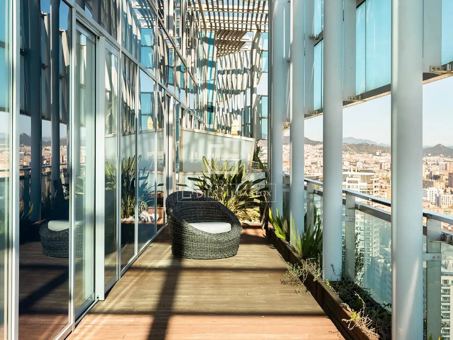 Terraza de Ático de alquiler en Sant Martí