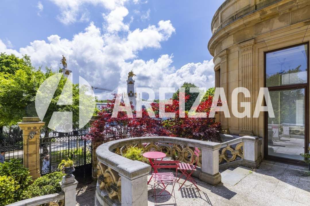 Terrassa de Oficina de lloguer en Donostia - San Sebastián  amb Aire condicionat i Calefacció