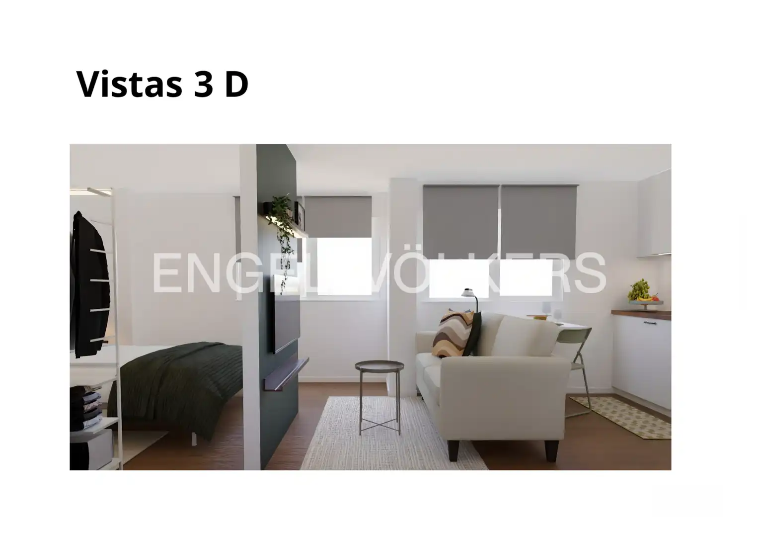 Schlafzimmer von Wohnung zur Miete in Madrid mit Klimaanlage, Heizung und Parkett