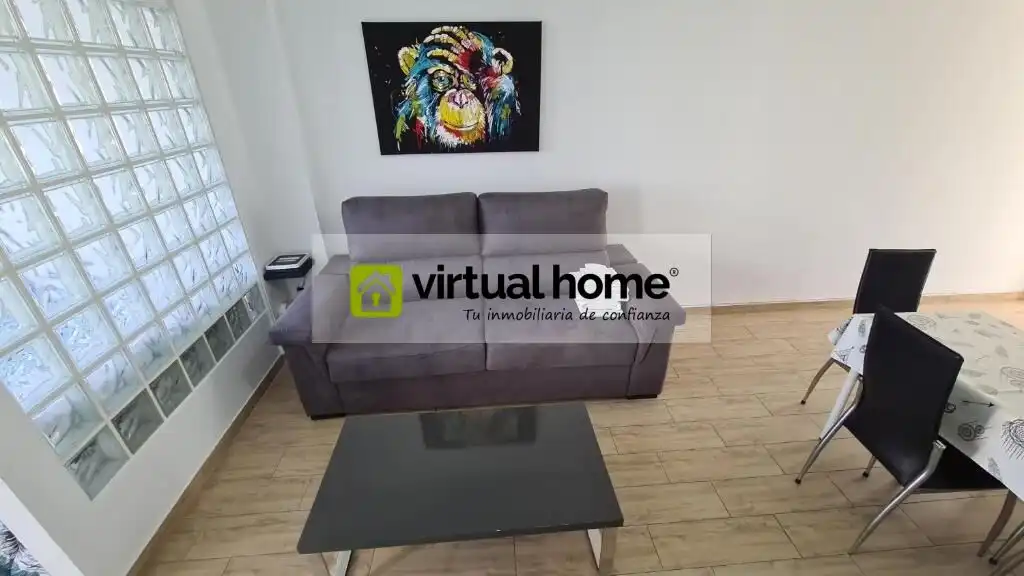 Wohnzimmer von Wohnung zum Verkauf in Benidorm mit Klimaanlage und Gemeinschaftspool