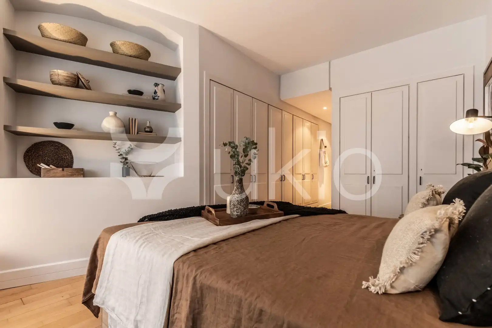 Habitación de Apartamento de alquiler en Madrid con Aire acondicionado, Calefacción y Terraza