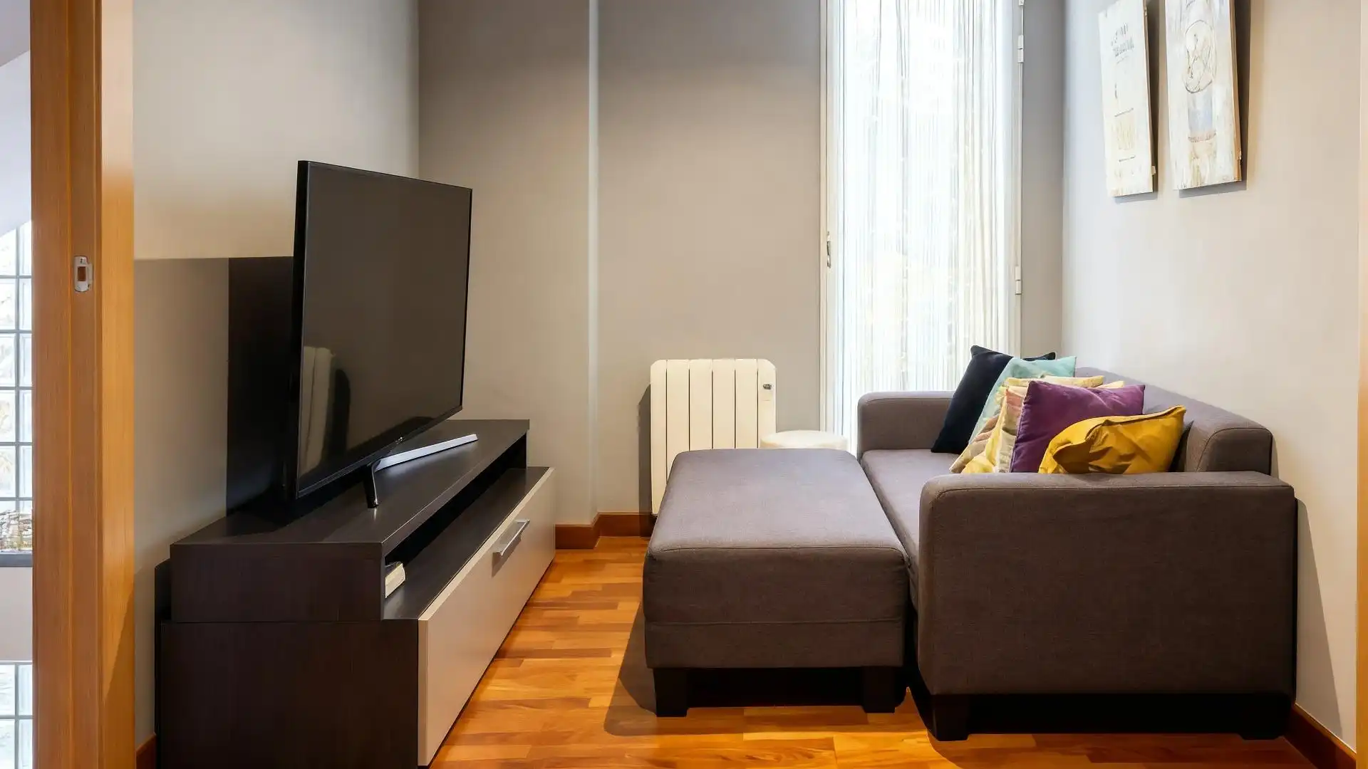 Sala de estar de Casa adosada en venta en Alicante / Alacant con Aire acondicionado, Jardín privado y Terraza