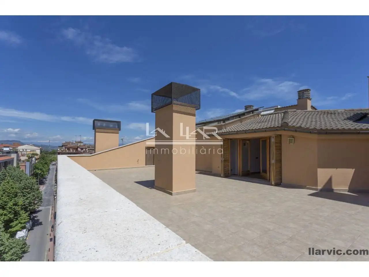Terrasse von Maisonette zur Miete in Vic mit Heizung, Parkett und Terrasse