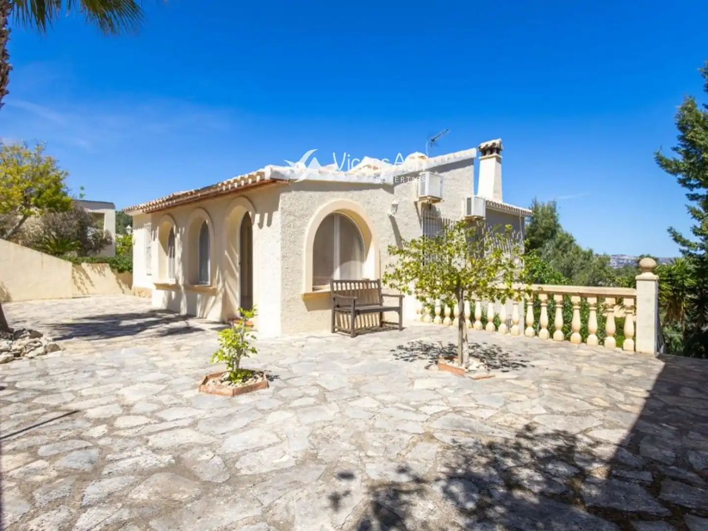 Exterior view of Houses for sale in Jávea / Xàbia  with Air Conditioner, Heating and Terrace