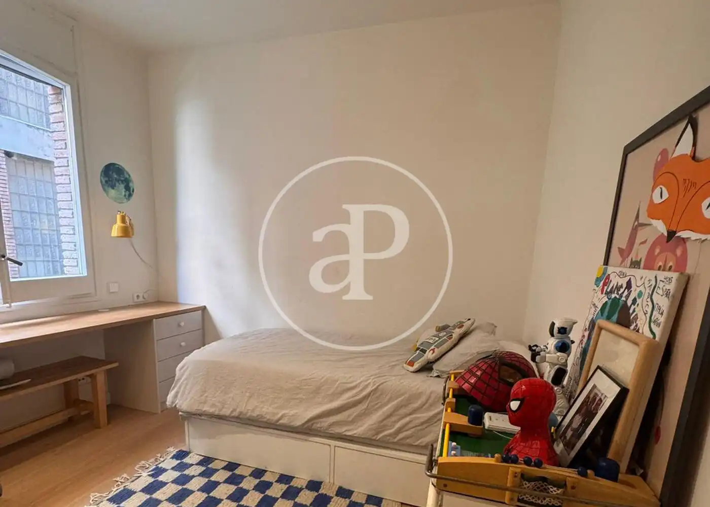 Bedroom of Flat for sale in Barcelona  with Air Conditioner, Heating and Private garden