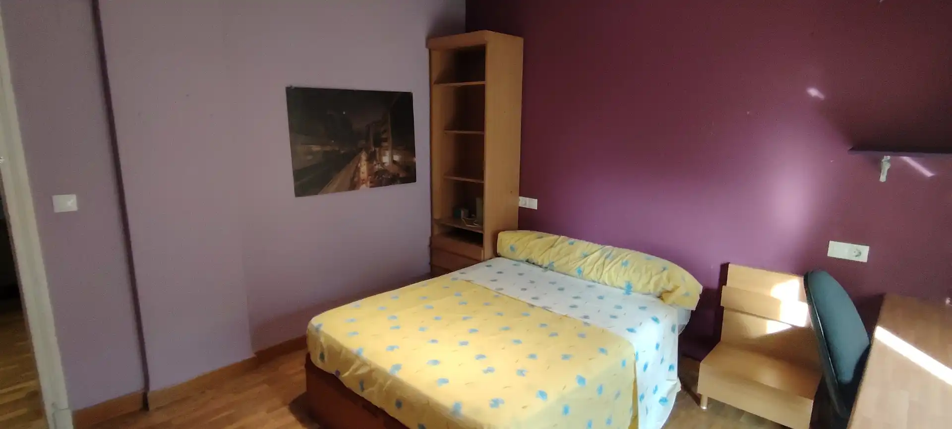 Bedroom of Flat for rent in Salamanca  with Heating, Parquet flooring and Terrace