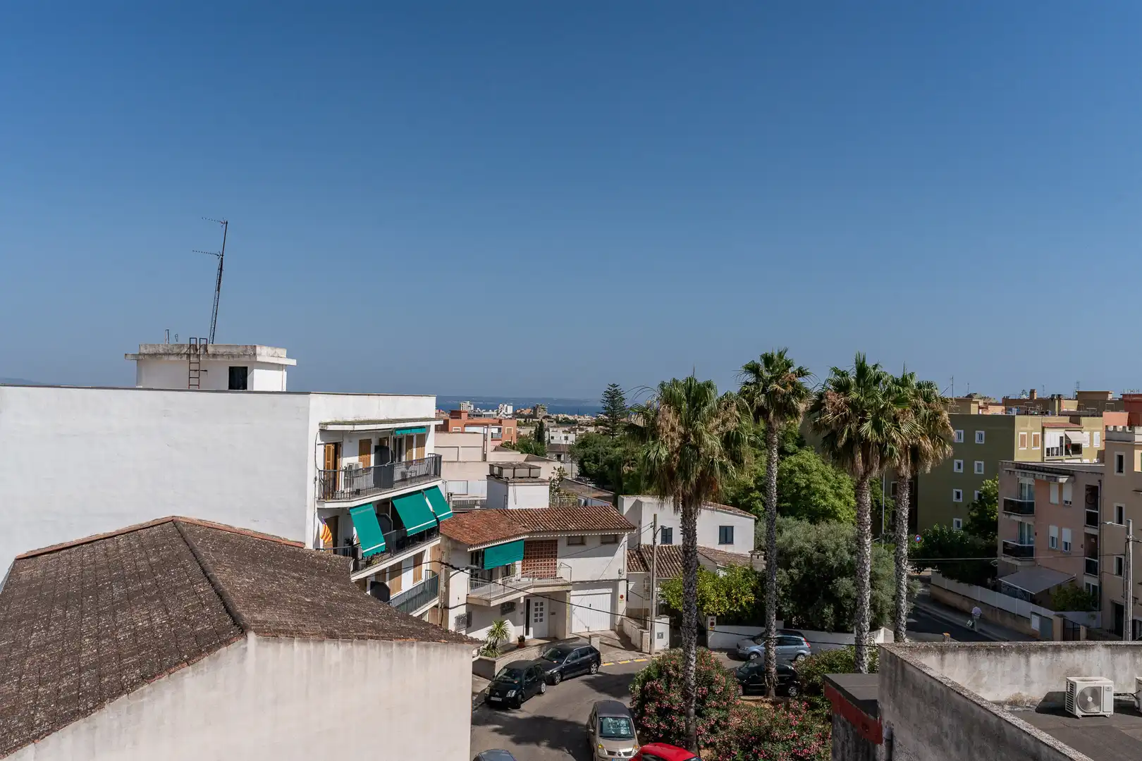 Vista exterior de Pis en venda en  Palma de Mallorca amb Aire condicionat, Terrassa i Moblat