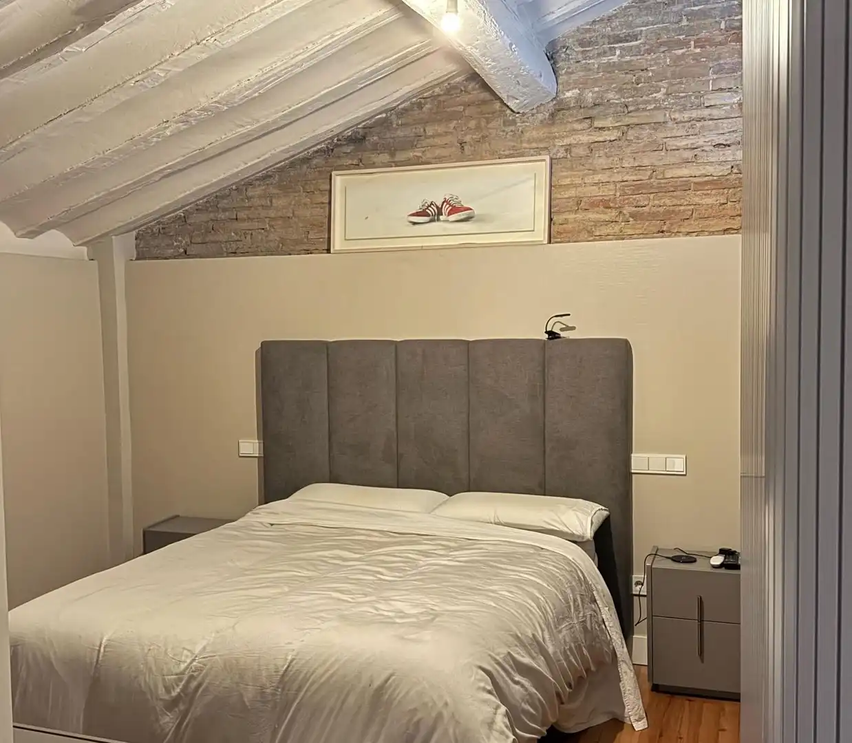 Dormitori de Apartament de lloguer en  Logroño amb Aire condicionat, Calefacció i Terrassa
