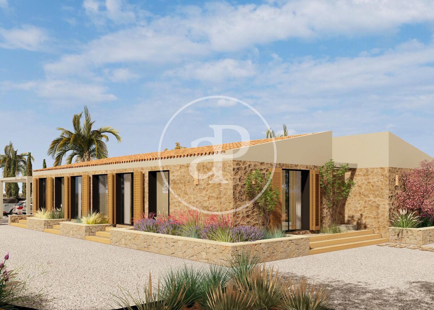 Exterior view of House or chalet for sale in Sa Pobla  with Air Conditioner, Heating and Private garden