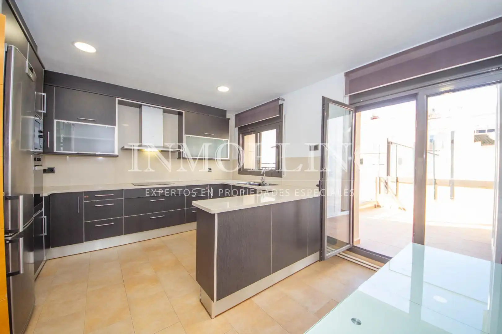 Cocina de Piso de alquiler en Mataró con Aire acondicionado, Calefacción y Parquet