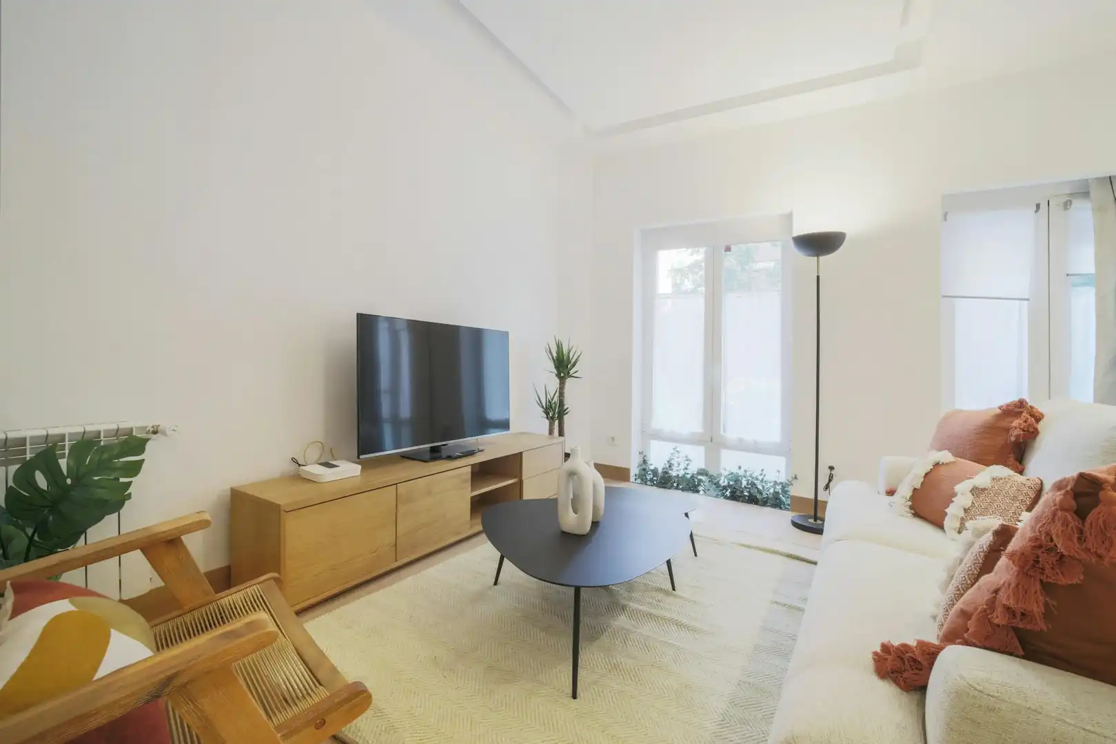 Sala de estar de Piso de alquiler en Madrid con Aire acondicionado y Lavadora