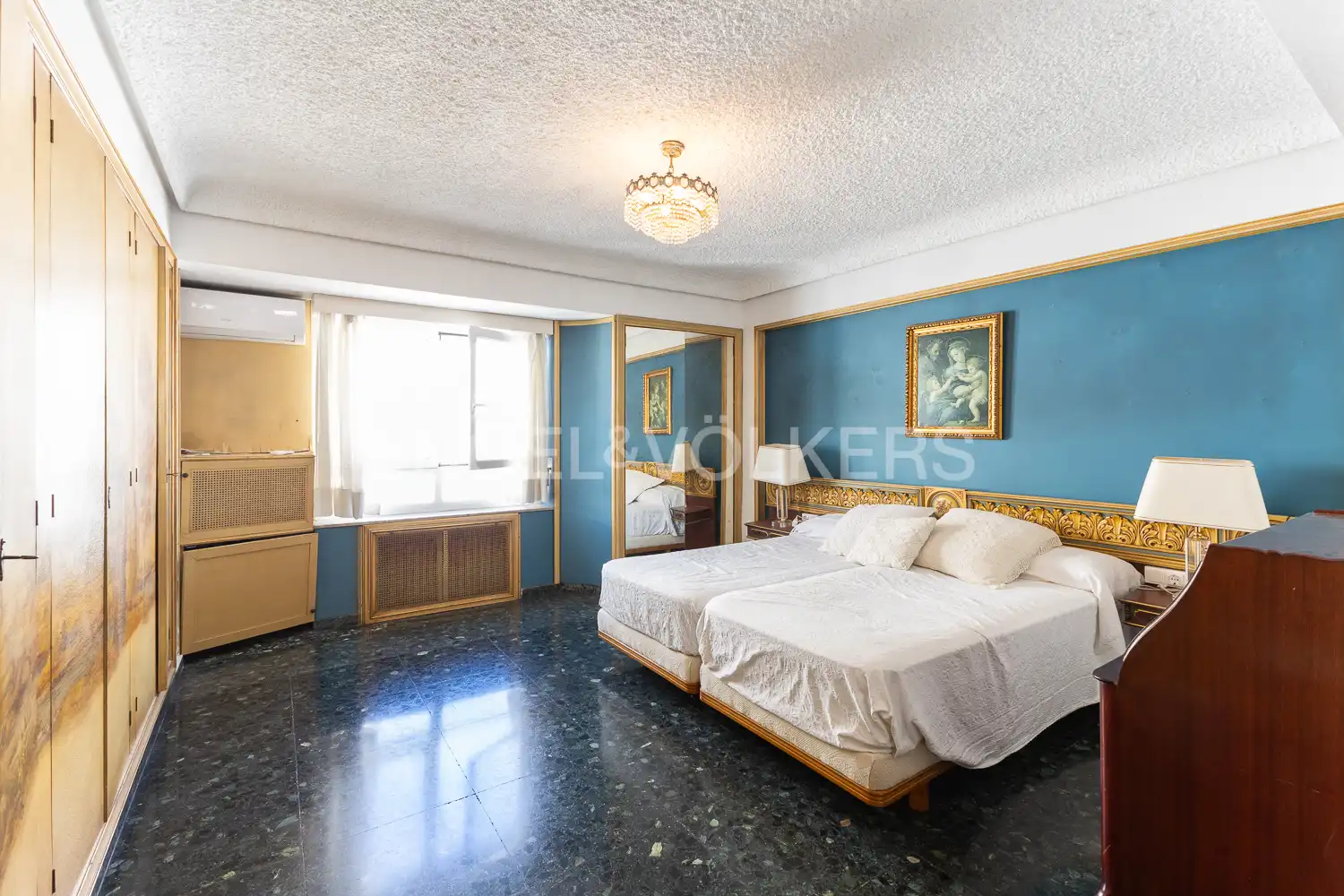 Schlafzimmer von Wohnung zum Verkauf in Valencia mit Klimaanlage und Heizung