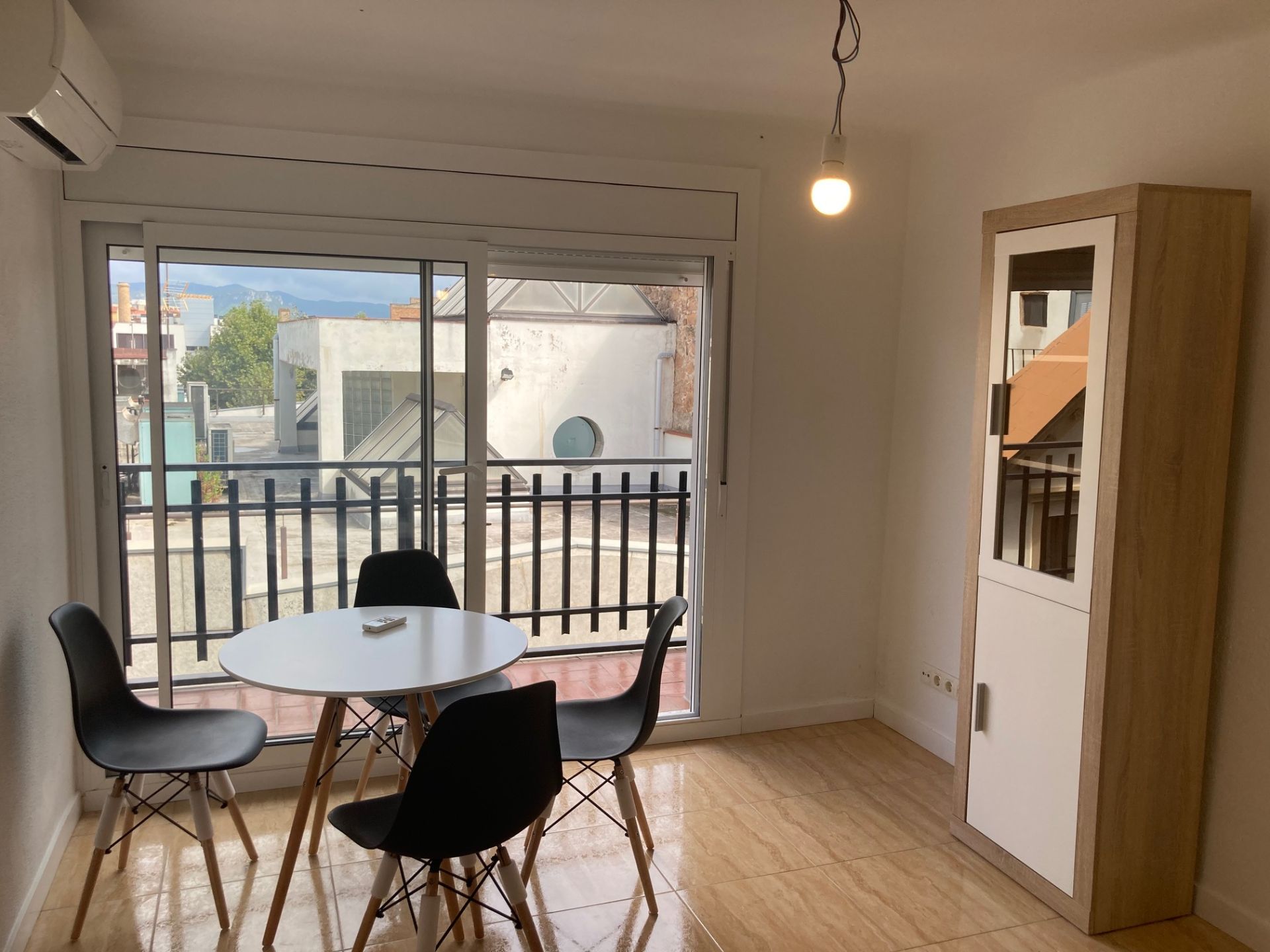 Terraza de Piso de alquiler en Igualada con Aire acondicionado, Calefacción y Amueblado