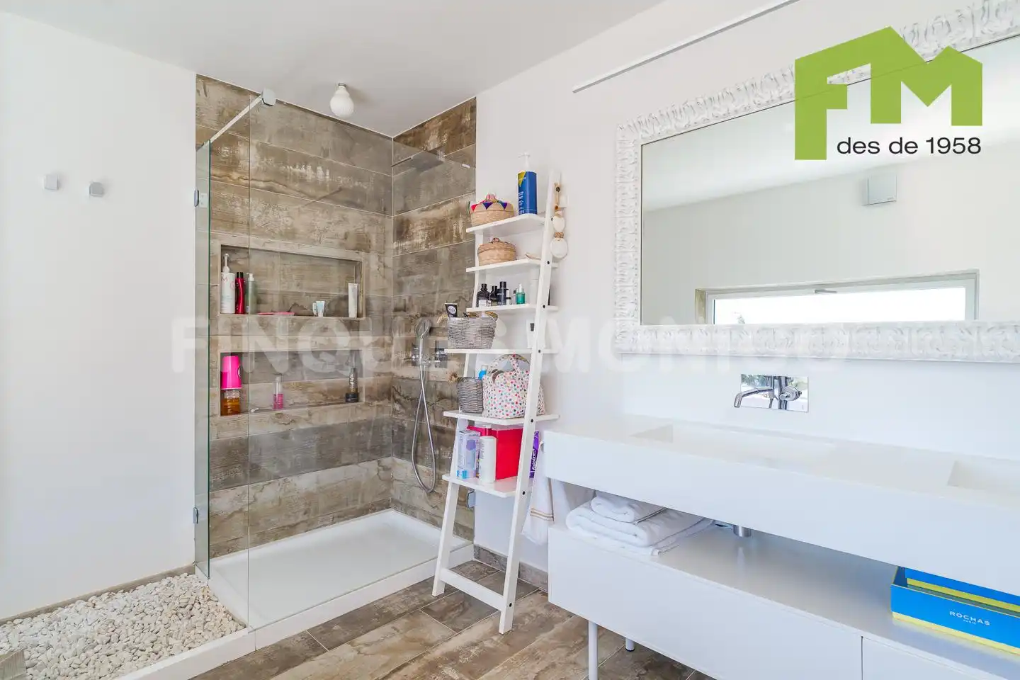 Baño de Casa o chalet en venta en El Masnou con Aire acondicionado, Calefacción y Jardín privado