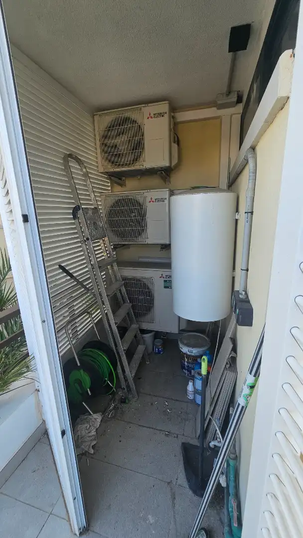 Terrasse von Wohnungen zum Verkauf in Calvià mit Klimaanlage, Heizung und Privatgarten