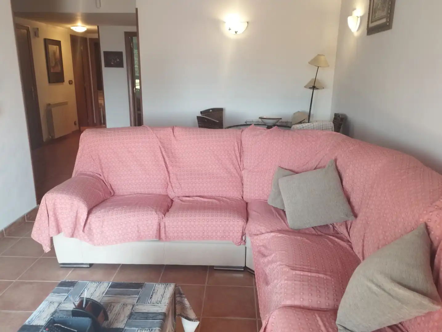 Sala de estar de Dúplex en venta en Jaca con Aire acondicionado, Calefacción y Parquet