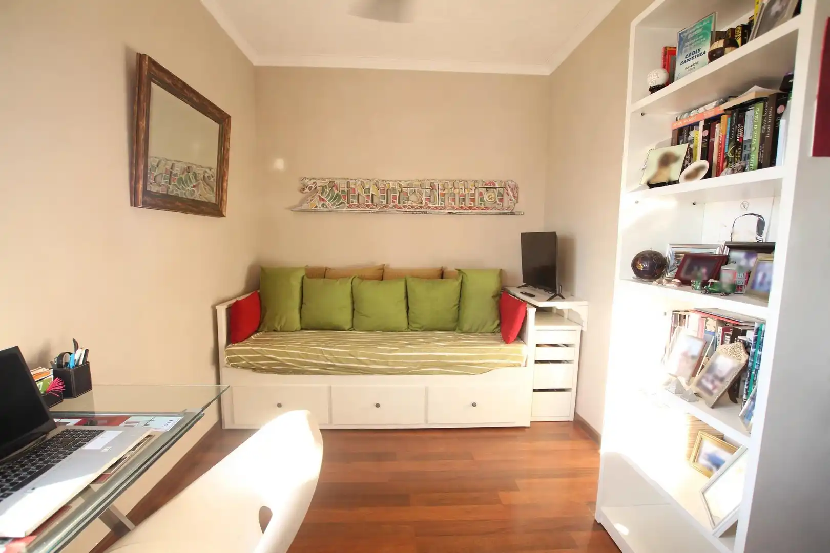 Wohnzimmer von Wohnung zum Verkauf in Jerez de la Frontera mit Klimaanlage, Parkett und Terrasse