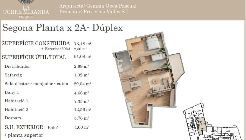 Foto 1 de Pis en venda a Carrer Montseny, 19, Llinars del Vallès, Barcelona
