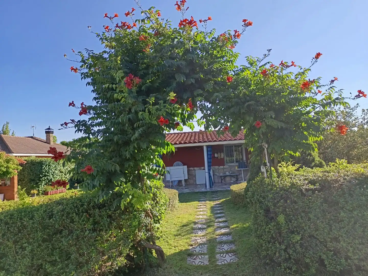 Garden of Houses for sale in Valdunciel  with Terrace and Swimming Pool